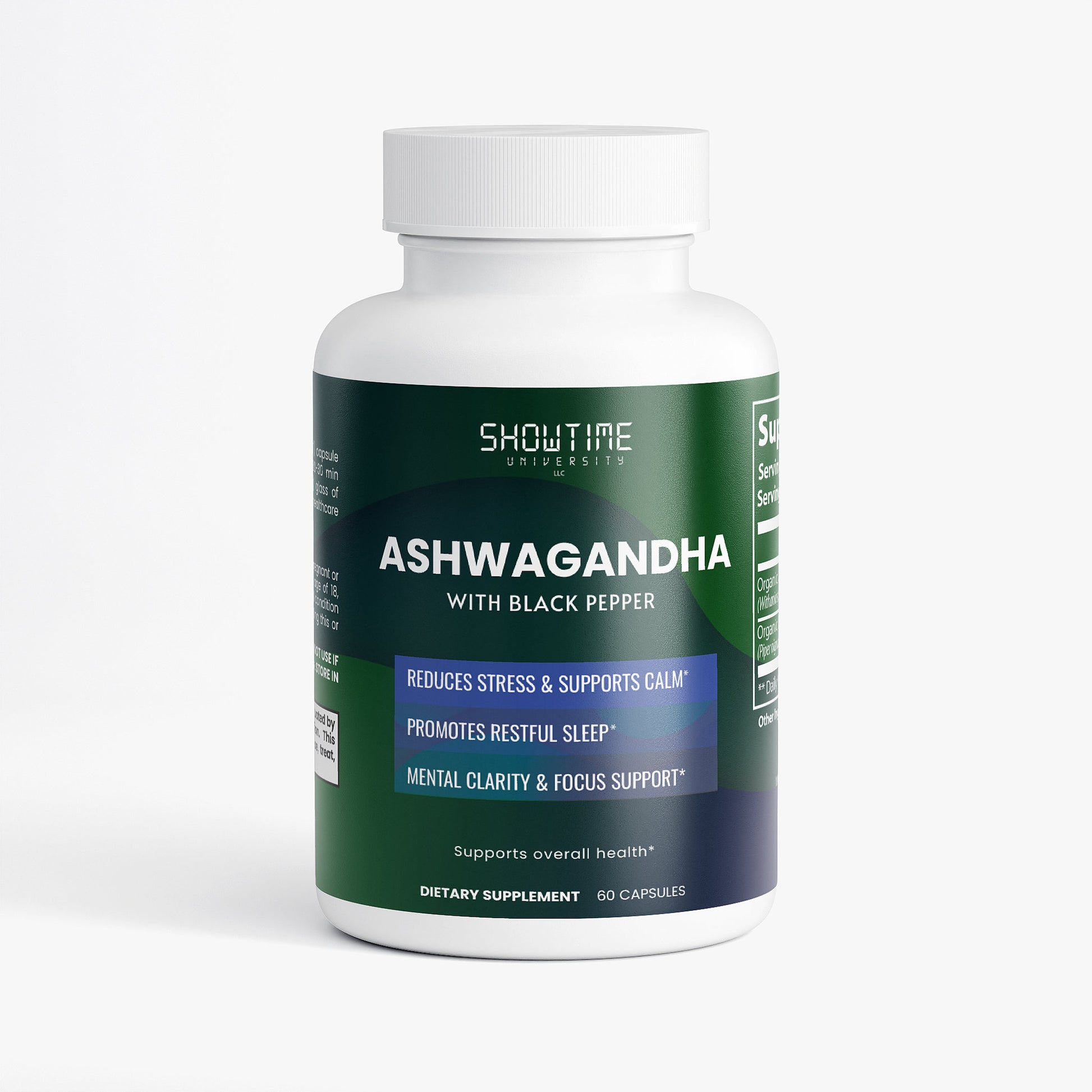 Organic Ashwagandha – 60 Capsules