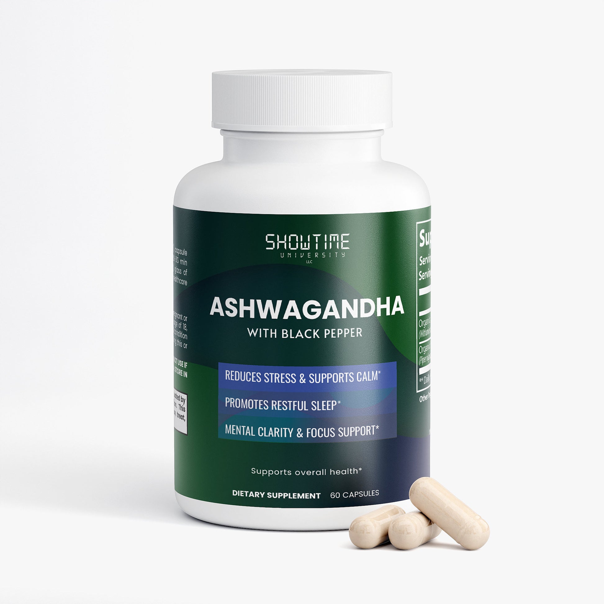 Organic Ashwagandha – 60 Capsules