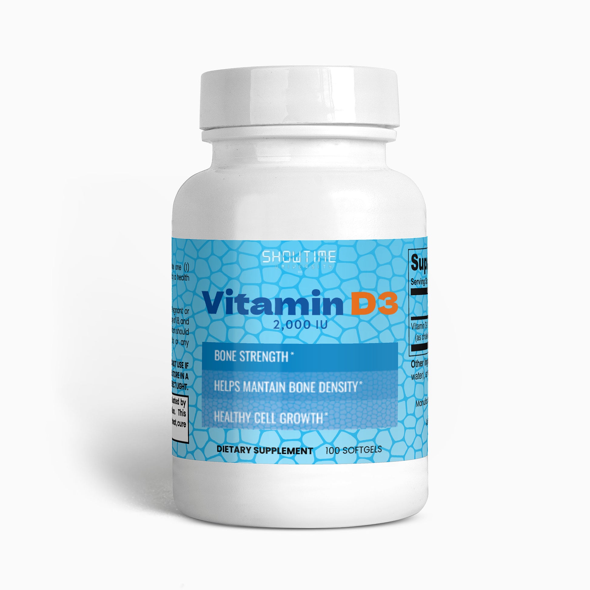 Vitamin D3 2,000 IU – 100 Softgels