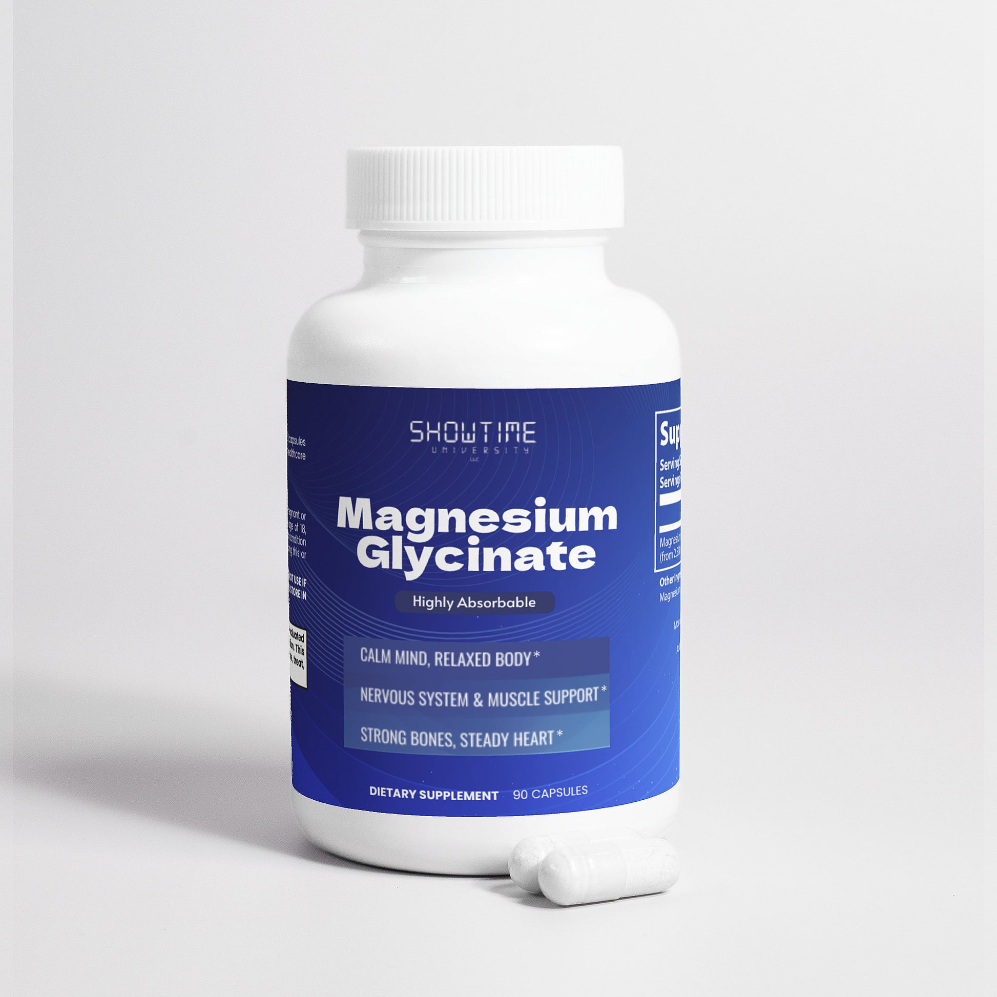 Magnesium Glycinate – 90 Capsules
