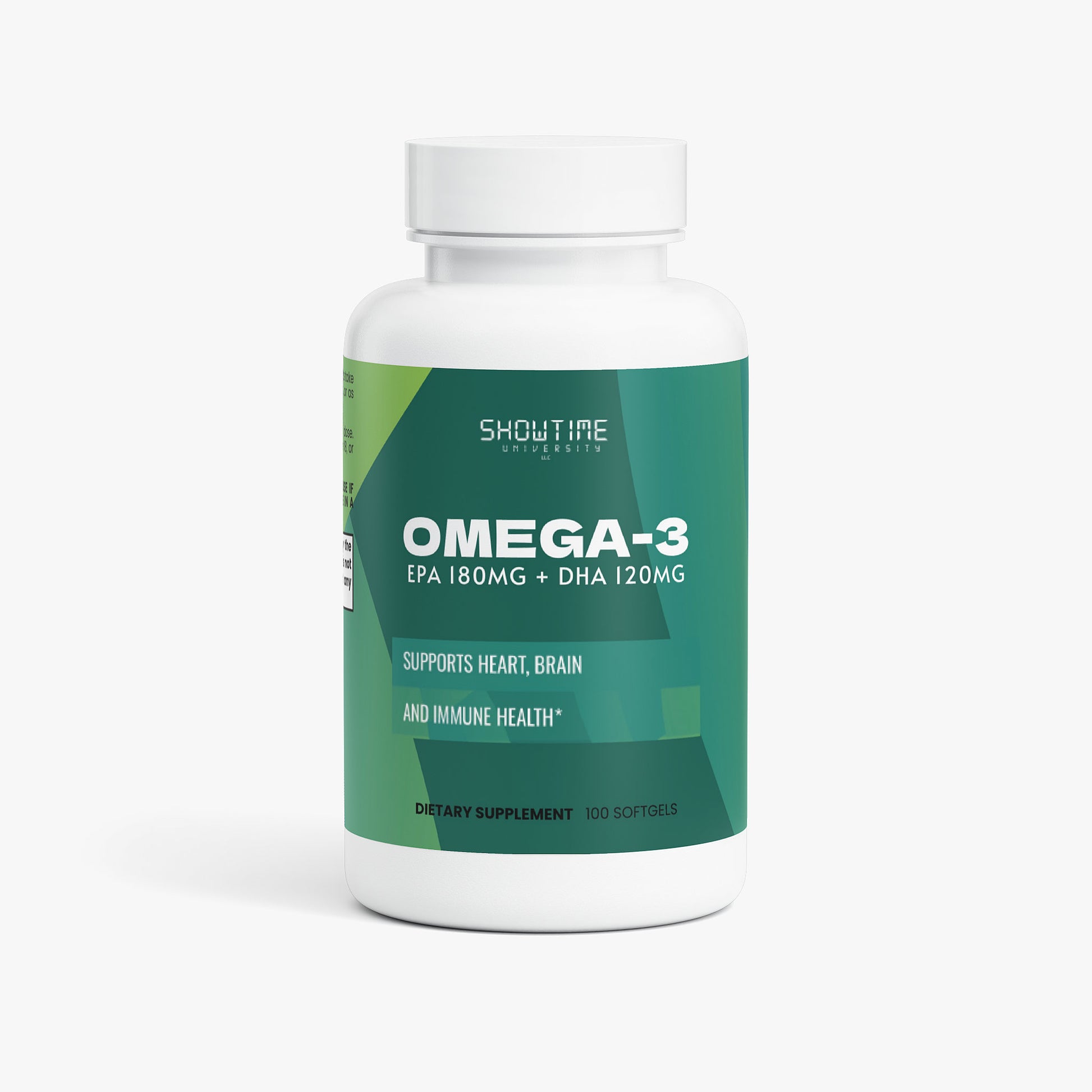 Omega-3 Softgels – 180mg EPA + 120mg DHA (100 Softgels)