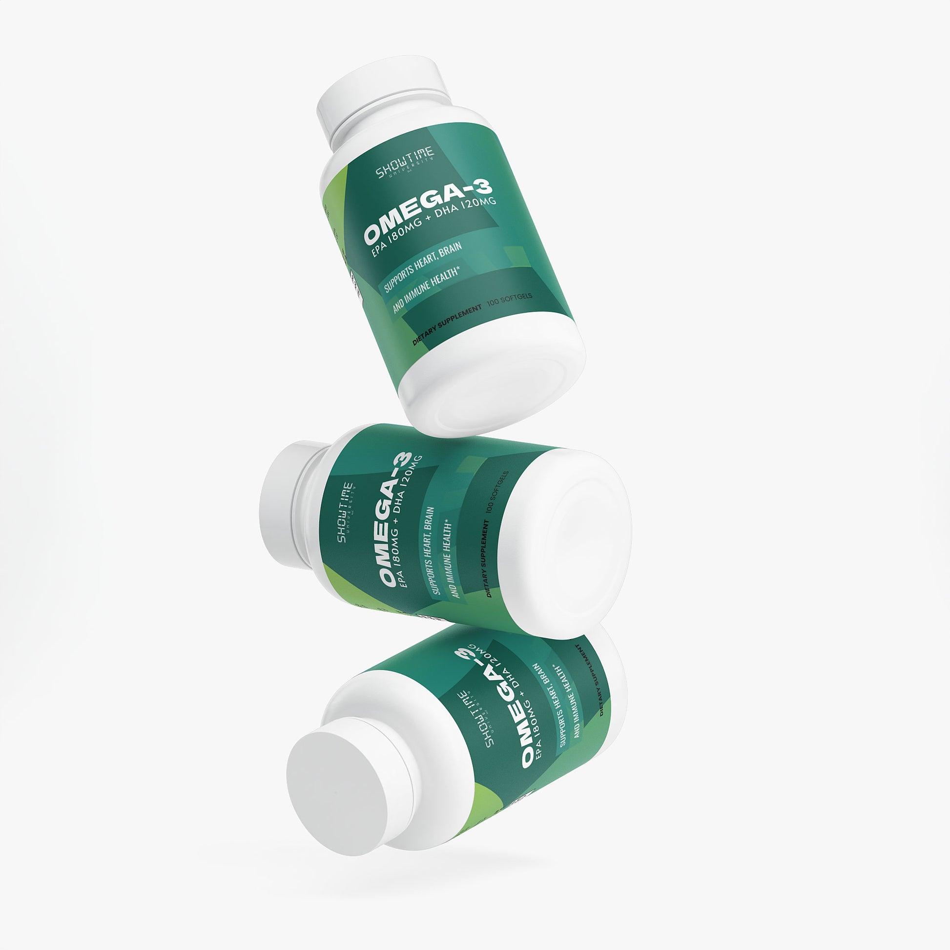 Omega-3 Softgels – 180mg EPA + 120mg DHA (100 Softgels)