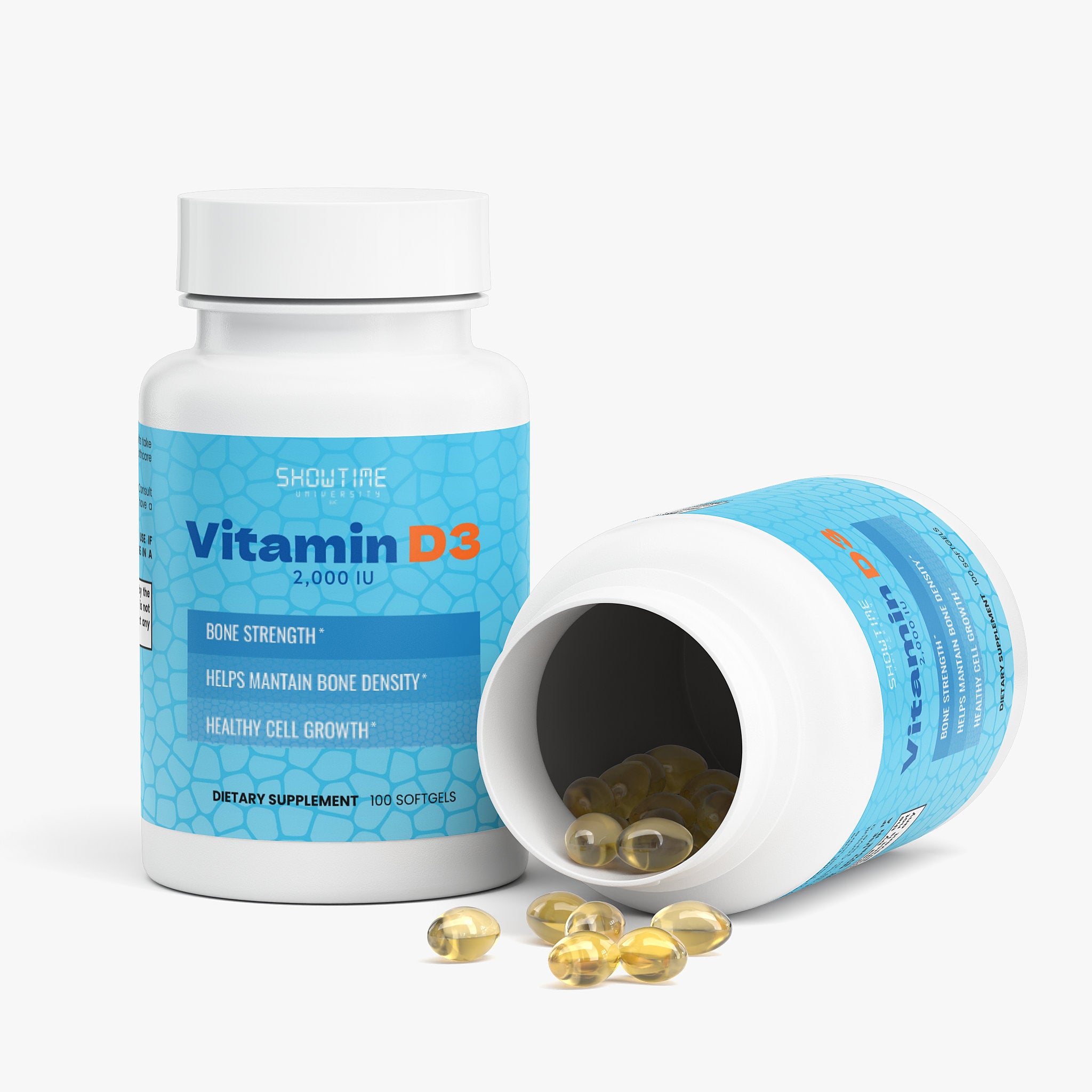 Vitamin D3 2,000 IU – 100 Softgels