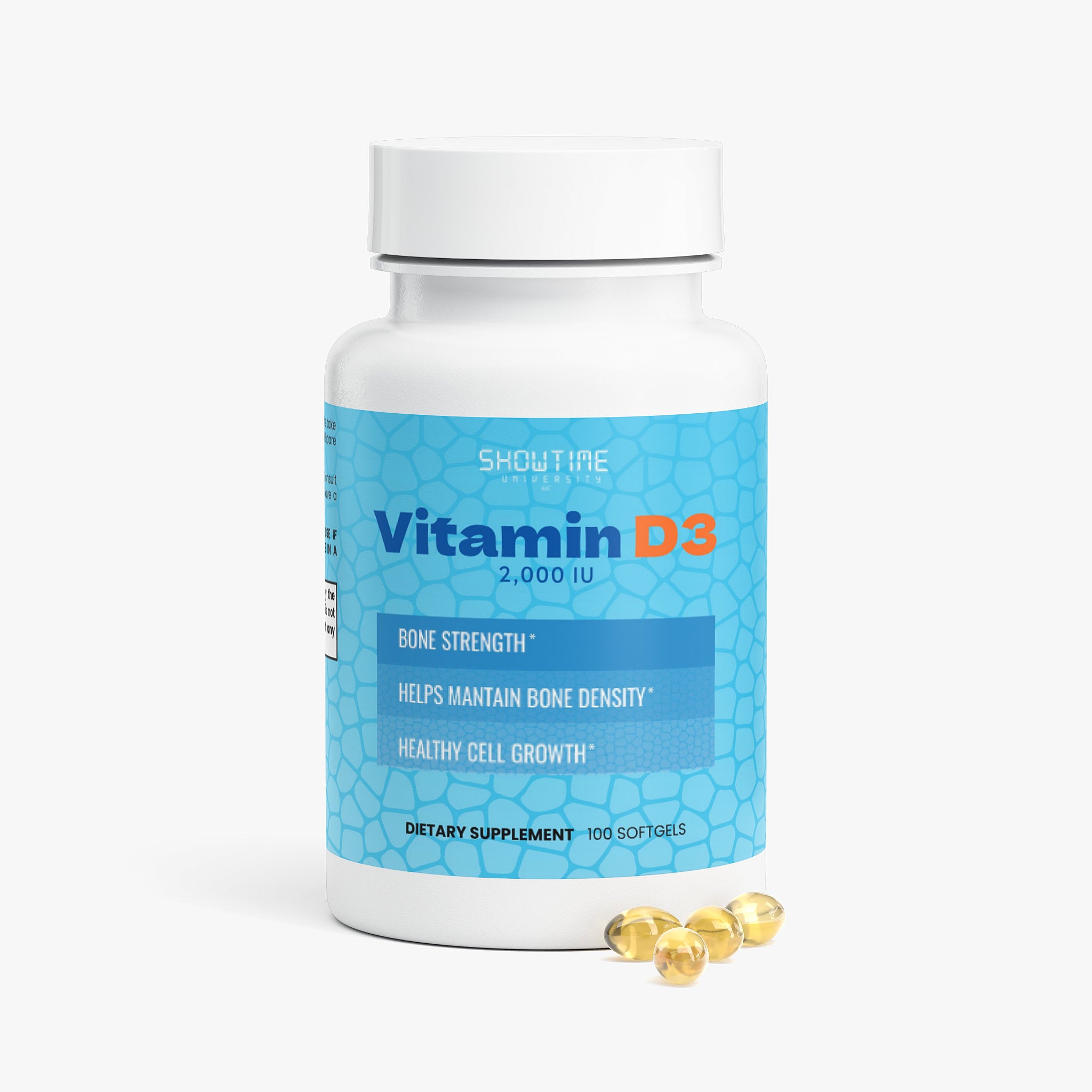 Vitamin D3 2,000 IU – 100 Softgels