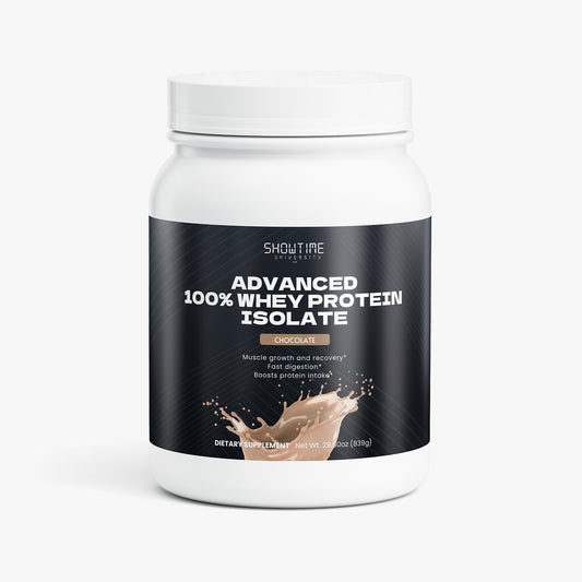 Advanced 100% Whey Protein Isolate – Chocolate – 29.60 oz (839 g)
