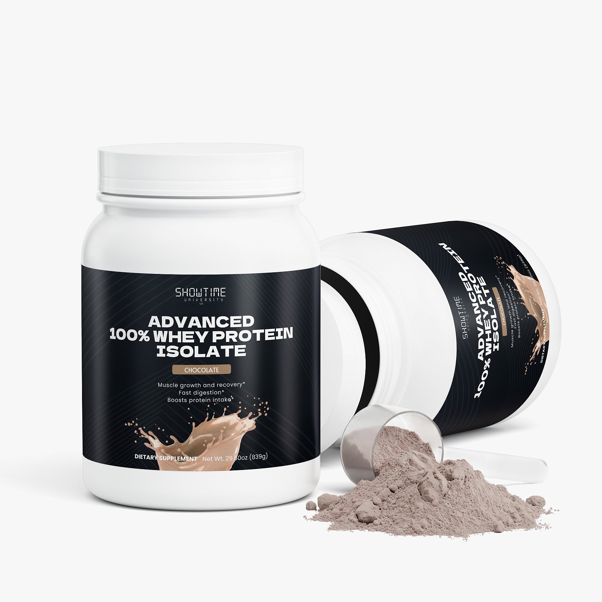 Advanced 100% Whey Protein Isolate – Chocolate – 29.60 oz (839 g)