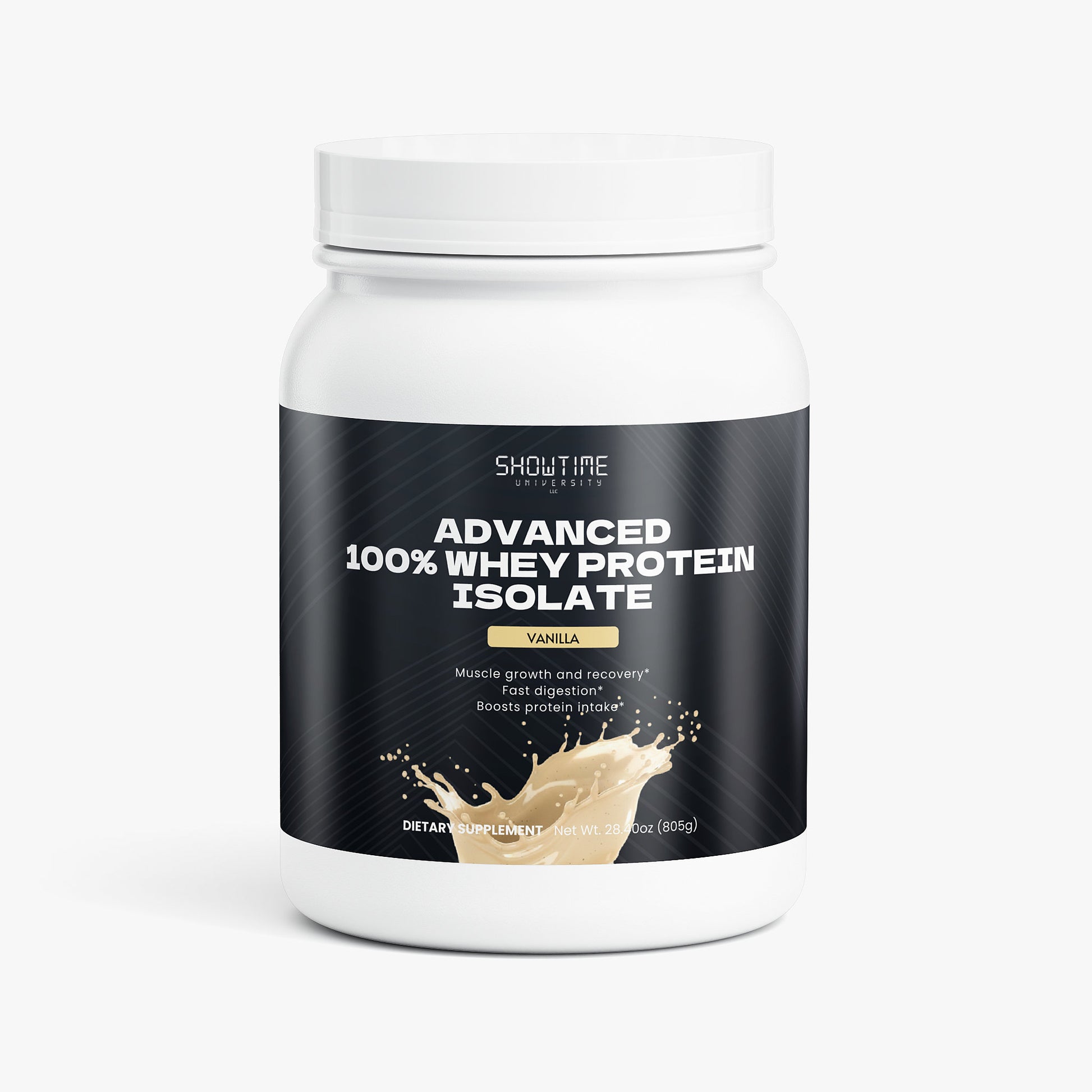 Advanced 100% Whey Protein Isolate – Vanilla – 28.40 oz (805 g)