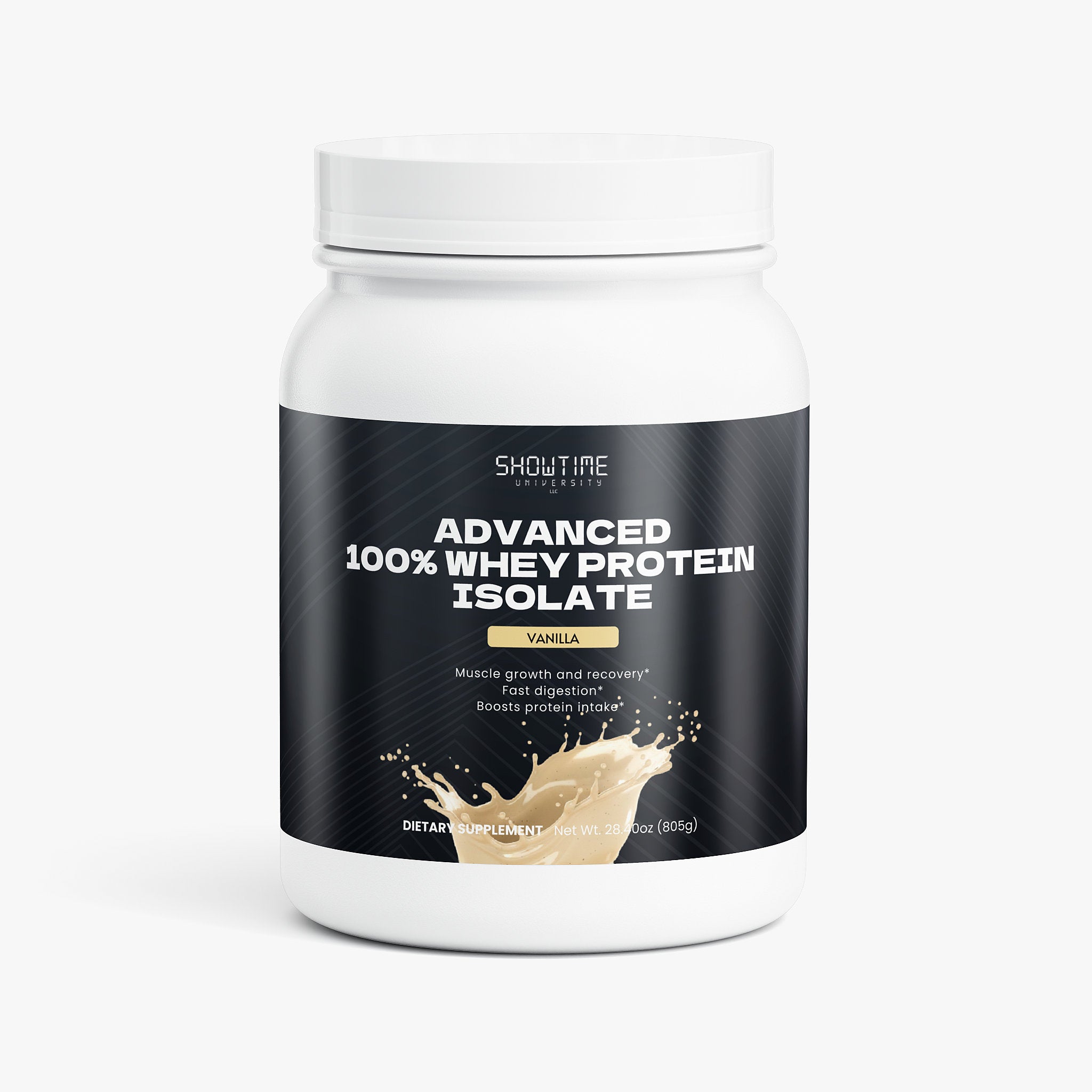 Advanced 100% Whey Protein Isolate – Vanilla – 28.40 oz (805 g)