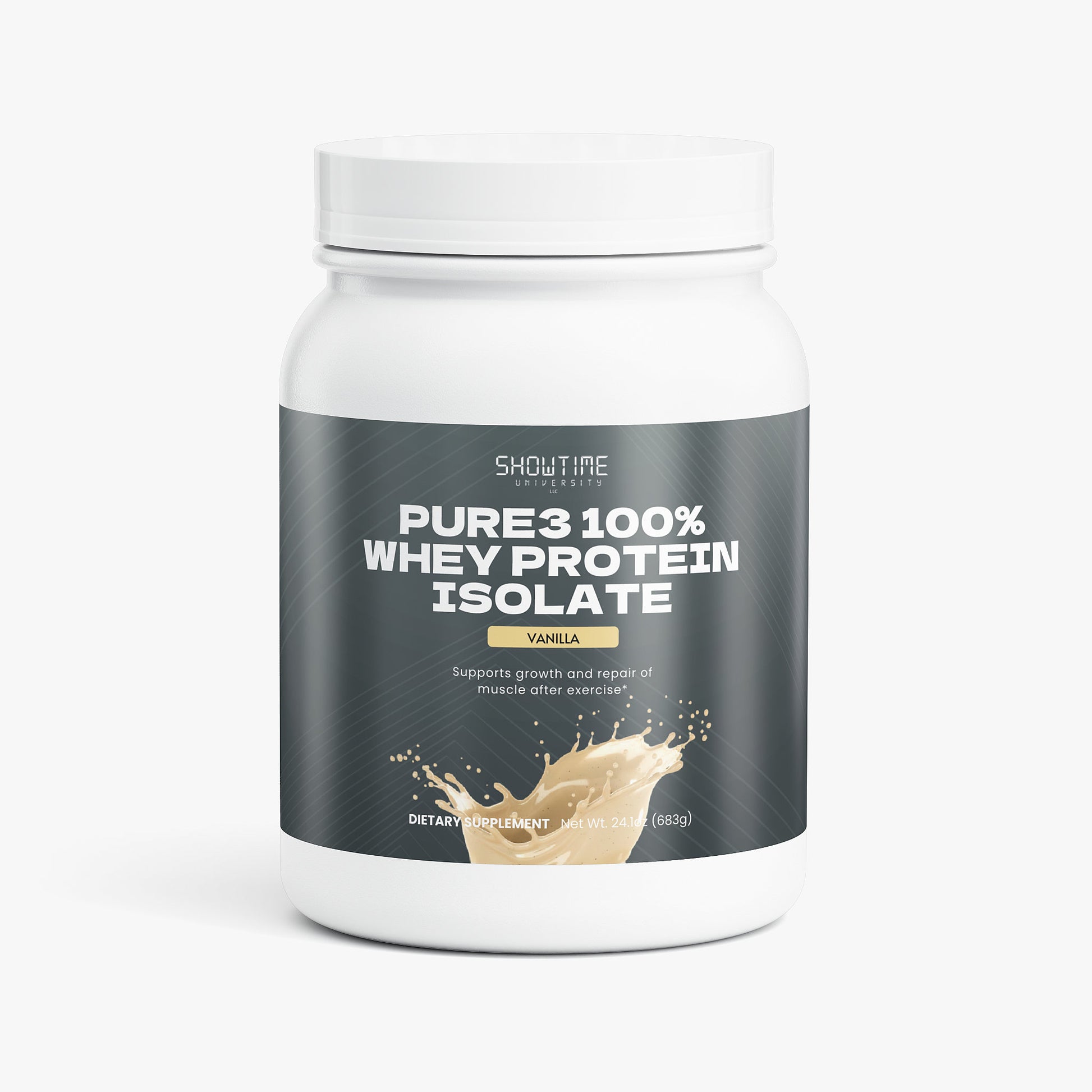 Pure3 100% Whey Protein Isolate (Vanilla)
