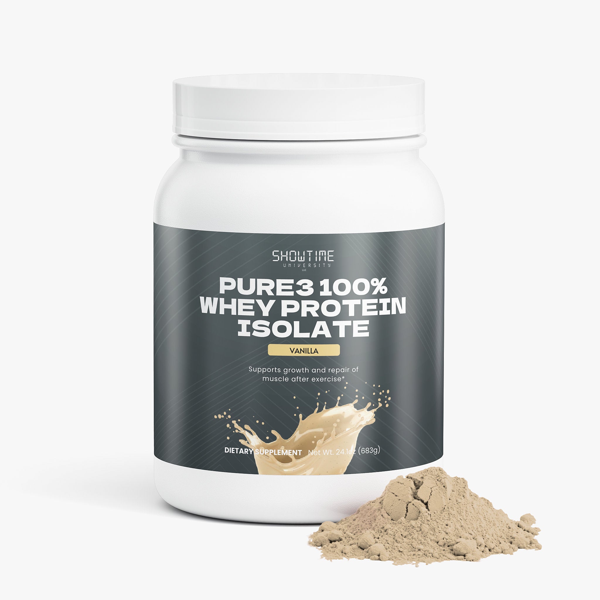 Pure3 100% Whey Protein Isolate (Vanilla)