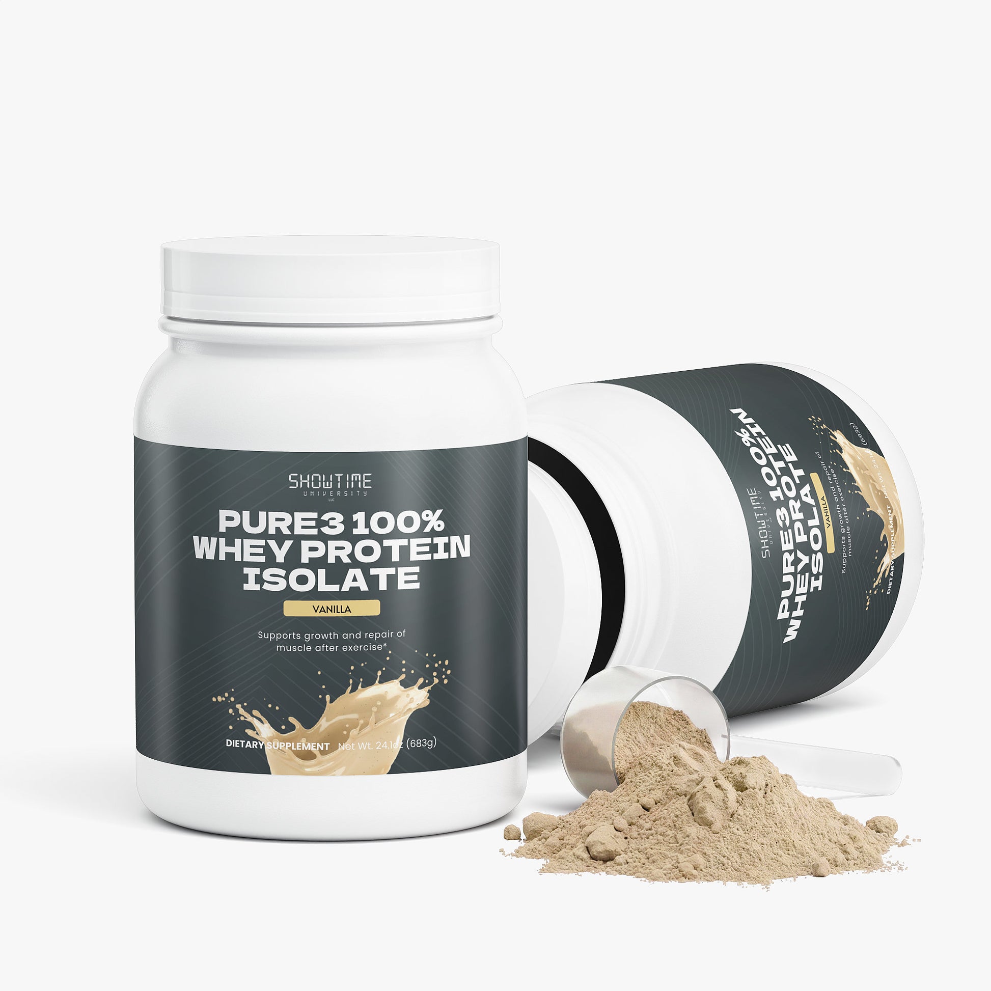 Pure3 100% Whey Protein Isolate (Vanilla)