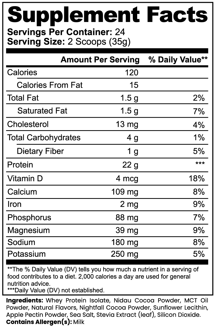 Advanced 100% Whey Protein Isolate – Chocolate – 29.60 oz (839 g)
